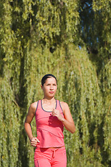 Image showing Jogging girl