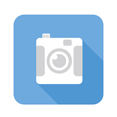 Image showing camera flat icon