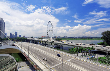 Image showing Singapore city skyline