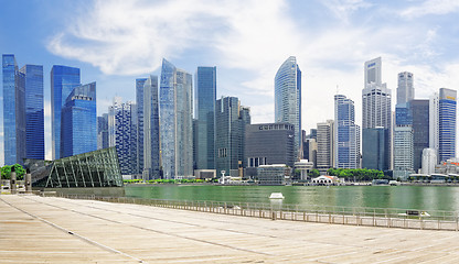 Image showing Singapore city skyline