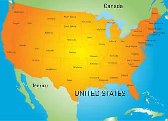 Image showing USA map