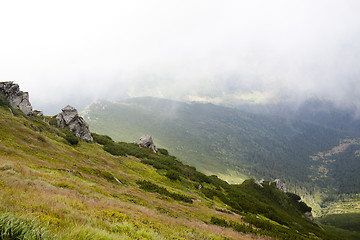Image showing Morning in Carpathian mountains
