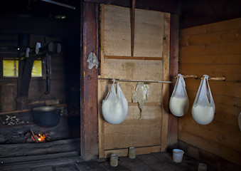 Image showing Cheese farm in mountains