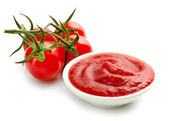 Image showing bowl of tomato sauce or ketchup