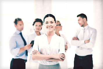 Image showing businesswoman in office