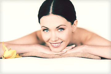 Image showing woman in spa