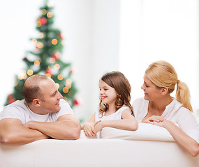 Image showing happy family at home