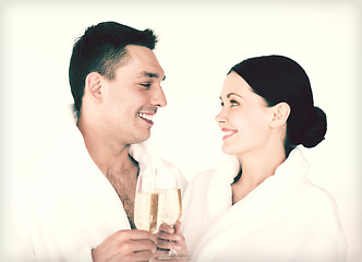 Image showing couple in spa