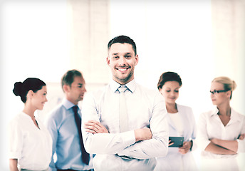 Image showing businessman in office