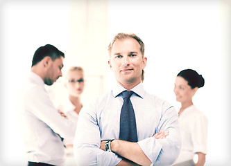 Image showing businessman in office