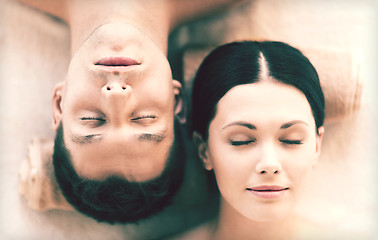 Image showing couple in spa