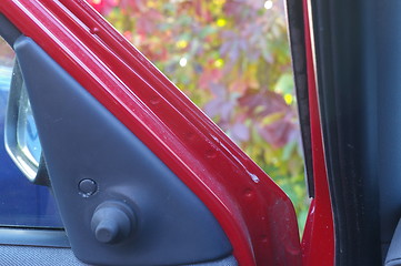 Image showing Open car door
