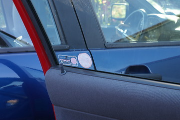 Image showing Open car door