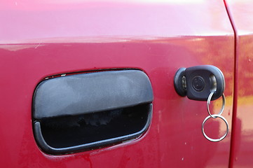 Image showing Locked car