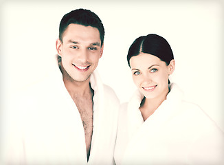 Image showing couple in spa