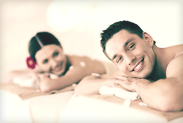 Image showing couple in spa