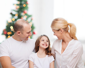 Image showing happy family at home