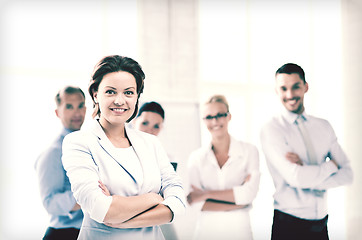 Image showing businesswoman in office