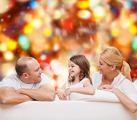 Image showing happy family at home