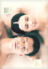 Image showing couple in spa