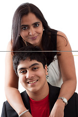 Image showing East Indian Mother and Son