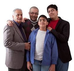 Image showing Three Generations of an Indian Family