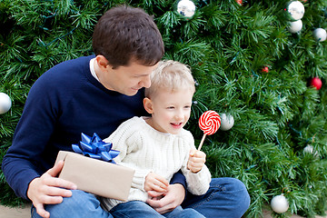 Image showing family at christmas