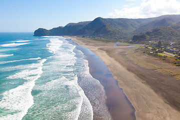 Image showing beach in new zealand