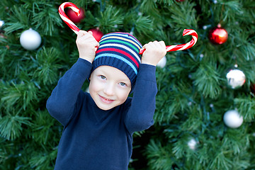 Image showing kid at christmas