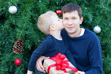 Image showing family at christmas