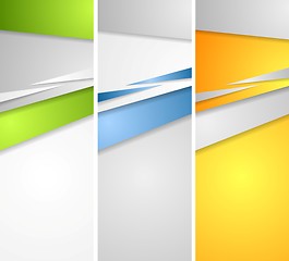 Image showing Abstract bright banners