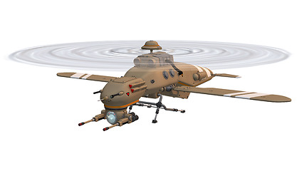 Image showing Drone Helicopter