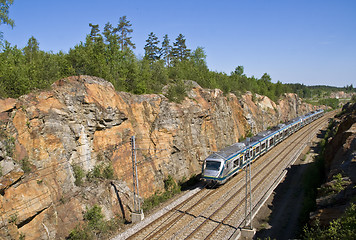 Image showing The train is comming