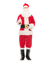 Image showing man in costume of santa claus