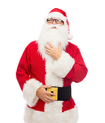 Image showing man in costume of santa claus