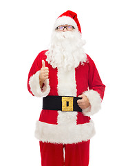 Image showing man in costume of santa claus