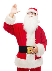 Image showing man in costume of santa claus