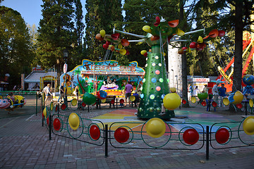 Image showing Children having fun in Riviera park