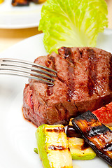 Image showing grilled beef filet mignon