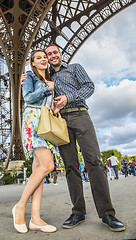 Image showing Youg Couple in Paris