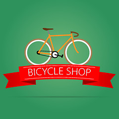 Image showing Bike shop icon