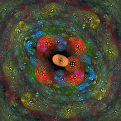 Image showing Colorful bacteria