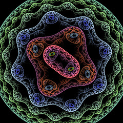 Image showing Colorful bacteria