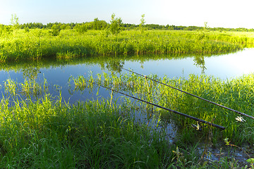 Image showing Morning on the river.