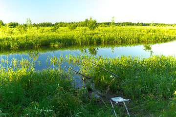 Image showing Morning on the river.