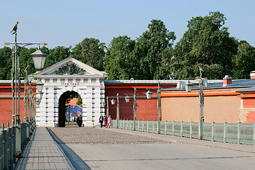 Image showing Fortress gates.