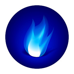 Image showing Gas fire icon