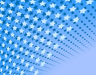 Image showing Blue stars