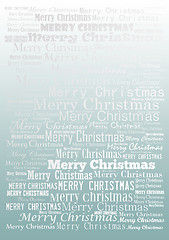 Image showing Winter holidays festive typographic background