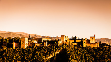 Image showing Granada - Alhambra Palace